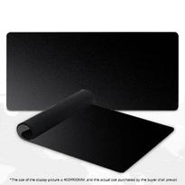 Large Matte Black Textured Gaming Mouse Pad Extended Desk Mat Stitched Edges Nonslip Rubber Base Smooth for Home Office Esports 600x300x2mm black