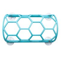 Suction Cup Terrarium Mount Honeycomb Snake Climbing Hide Platform Reptile Enclosure Accessory Decor blue