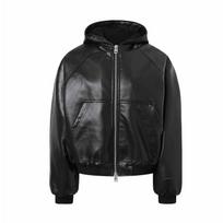 2025 Winter Mens Vintage Fleece Padded Bomber Jacket Hooded Warm Casual Cotton Coat L