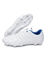 Men'S Ag Fg Football Cleats Low‑Top Comfort Pu Upper Non‑Slip Spikes Shoes For Natural Grass Artificial Turf Training Match 42