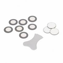 10Pcs Ultrasonic Mist Maker Ceramic Disc 20mm Atomizer Accessory Set Kit for Humidifier white
