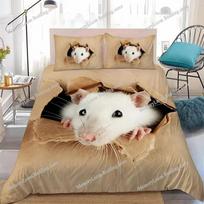 Lovely Rats Boys Duvet Cover Set Home Style Bedding Soft Laundry Cotton Bed Student Dormitory Gift Home Textileextile963 70x133cm 2pcs