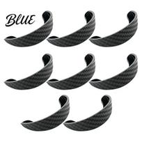 Rear Camera Rain Guard Waterproof Rearview Shield, Flexible PVC Lens Protector Compact Visor with Adhesive Mount, Black Curved Cover for Parking 8pcs