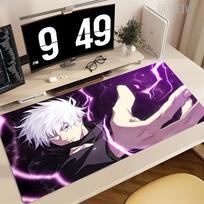 Large Size Lock Edge Mouse Pad XXL Hot Anime Jujutsu Kaisen Satoru Gojo Deskpad Computer Gaming Peripheral Accessories Table Mat 600x300x2mm