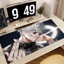 Large Size Lock Edge Mouse Pad XXL Hot Anime Jujutsu Kaisen Satoru Gojo Deskpad Computer Gaming Peripheral Accessories Table Mat 600x300x2mm