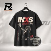 INXS in Wembley 1991 Tee, Retro Rock Band Shirt, Unisex Shirt 3XL black