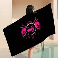 Band T-the Prodigy Anime Beach Swimming Towel Soft Absorbent Washcloth Children's Gifts for Kids Travel Camping Gym 30x30cm