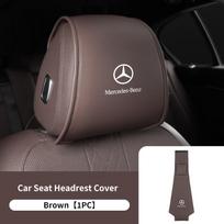 Odinė apsauginė automobilio sėdynės atlošo galvos atramos pagalvėlė, apsauganti nuo dulkių, skirta Benz AMG A C E S G klasei W201 W210 W108 W204 W205 W203