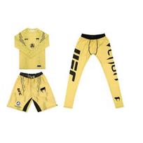 UFC Training Set 3pcs MMA Fightwear Quick Dry Breathable Boxing Sparring Gear M