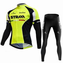 STRAVA Long Sleeve Cycling Jersey Mountain Bike Outdoor Breathable Quick Dry XXXL