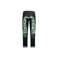 EVISU X Razer SS23 Jeans Men's Denim Blue 2EARZM2DJ91017CT 36 black
