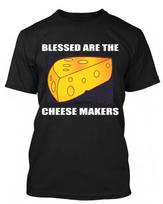 Blessed Are The Cheese Makers T‑Shirt L yellow