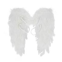 Vaikai Suaugę Moterys Angelo sparnai Plunksnos Helovino Vakarėlis Cosplay Kostiumai Scenos pasirodymo dekoravimo rekvizitai 45cm*45cm white