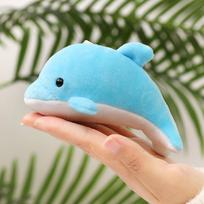 Kuprinės pakabukai Delfino pliušinė lėlė raktų pakabukas krepšio pakabukas gyvūno lėlė raktų žiedai festivalio vakarėlio dekoras blue