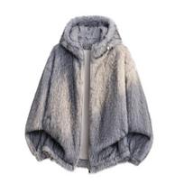 Autumn Winter Men's Hooded Parkas Men Cotton Padded Jacket Fleece Lined Warm Coat Outwear Men Fleece Parkas 5XL gray