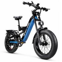 GAMVIRE V9 20  Full Suspension Electric Bike with 48V 19.2Ah Battery