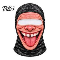 Winter Cold Weather Balaclava Realistic Face Ski Mask for Winter, Windproof Outdoor Cycling Snowboarding, Full Head Neck Coverage Men Women A black