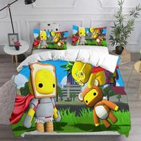 Wobbly Life Duvet Cover Pillowcase 2/3Piece Bedding Set for Kids Girl Boys Bedroom Gift Single Double Large Size Baby size 100X135cm