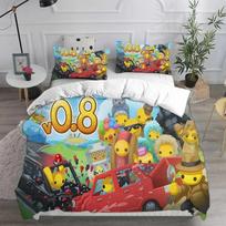Wobbly Life Duvet Cover Pillowcase 2/3Piece Bedding Set for Kids Girl Boys Bedroom Gift Single Double Large Size 135X200cm