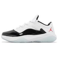 Womens Air Jordan 11 CMFT Low 'White Black Blue Tint' (women's sizes) White / Black / Blue Tint / University Red Vintage Basketball Shoes 40.0 black