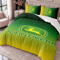 John Deere 3Pcs Bedding Set Duvet Cover With Two Pillowcases For Bedroom Home Decoration 140cmx210cm