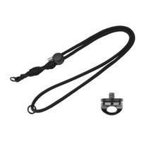 For Insta360 X5 X4 Action Camera Quick Release Anti-loss Lanyard Outdoor Shoulder Travel Lanyard for DJI Action 4 5Pro 6 Osmo360 black