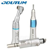 Dental low Speed Handpiece Set Air Motor Contra Angle Straight Handpieces Straight E-Type Dentistry Tool SLIVER SET-4H white