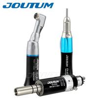 Dental low Speed Handpiece Set Air Motor Contra Angle Straight Handpieces Straight E-Type Dentistry Tool BLACK SET-4H