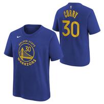 Stephen Curry #30 Golden State Warriors Player NBA T-Shirt (YOUTH) 120 blue