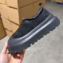Thick-soled low-top casual velvet thickened warm winter snow boots men's and women's shoes 38