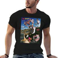 Tony Hawk Skateboard Tshirt Plus Size Outdoor Casual Top M black
