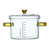 Sustiprintas stiklinis sultinio puodas Stiklinis sriubos puodas Padažas   Makaronai 700ml