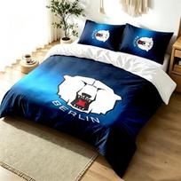 Eisbaren Berlin 3pc Duvet Cover Set Simple Modern Bedding Set Wrinkle Resistant Soft Fabric All Season Use a perfect gift 140cmx200cm