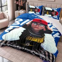 Billie Eilish 3Pcs Bedding Set Duvet Cover With Two Pillowcases For Bedroom Home Decoration 140cmx200cm