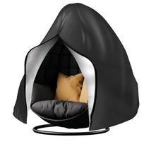 Waterproof Patio Hanging Egg Chair Cover Windproof Swing Egg Chair Cover Egg Chair Slipcover With Zipper and Adjustable Hem Cord 115X190CM
