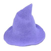 Pointed Top Witch Hat Wide Brim Pointed Bonnet Cosplay Headpiece Wizard Cap  Costume Cosplay