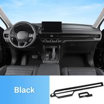 Car Central Control Dashboard Air Conditioning Vent Outlet Trim Cover Sticker For Honda CR-V CRV 6th Gen  2024 2025 black