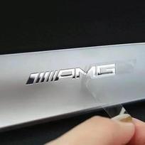 Automobilio logotipų lipdukai Metalinė emblema Aksesuarai Mercedes Benz AMG W206 W204 W205 W212 W213 W221 W222 W223 W251 W464 W240 W211 GLE