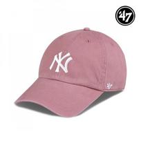 47Brand New York Yankees Ny Big Logo MlB BaseBall Cap Mauve B Nlrgw17gws Qc BNLRGW17GWSQC/OSFA gray