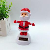 Head Dancer Car Decoration Swinging Bobble Toy Santa Claus Solar Dancing Doll Christmas Snowman Santa hug