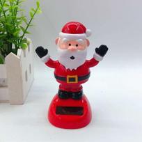 Head Dancer Car Decoration Swinging Bobble Toy Santa Claus Solar Dancing Doll Christmas Snowman Santa raise hands