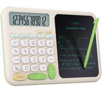 ROATEE Calculator with Memo Touch Cute LCD and Cute Buttons 12-Digit Pad, Pen, One-Touch Erase, Display,