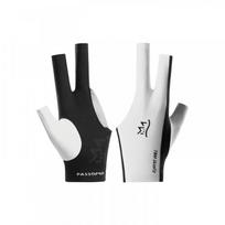 Professional 3-Finger Pool Cue Glove Thin Breathable Anti-Slip 8-Ball Snooker Billiards White/BlackLeft Hand
