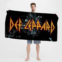 Popular bands D-Def L-LeppardS heavy metal Big Microfiber Beach Towels Quick Dry Towel Sand Beach Pool Towel for Travel Swim 30x60cm