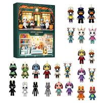 Animal Hospital Christmas 24piece Acrylic Blind Box Collection For Holiday Celebrations StyleH