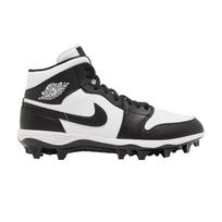 Jordan 1 Mid TD Cleat Panda 42 black