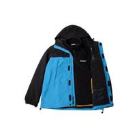 Timberland Color Block Outdoor Mountain Warm Fleece Three-In-One Jacket Men jackets Blue Black A5Z11-DA6 L black