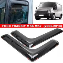 1pair Car L Shape Wind Rain Sun Guard Deflectors Smoke Tinted Brand New For Ford Transit Mk6 Mk7 2000-2013 Car Accessories 1pair