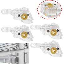 4 Pieces Venetian Tilt Tilter Mechanism Low Profile Cord Control Repair Supplies Adjuster white