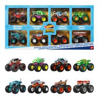 Hot Wheels Monster Trucks Mastelio Asortimentas Transporto priemonė Metalinė Liejimo Amžius JCW76 164 8 Vienetų Paketas - Žaislai, Automobiliai, 3+, Daugkartinis Paketas